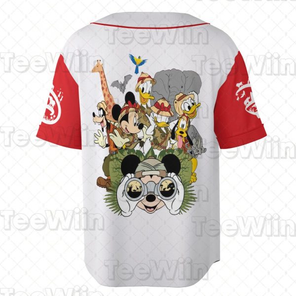 Personalize Mickey And Friends Safari, Custom Name Disney Kid Youth Princess Birthday Gift, Disney Baseball Jersey Outfits, Disney Fans