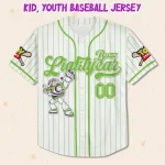 Custom Disney Toy Story Buzz Lightyear Baseball, Custom Kids, Youth, Adult Disney Baseball Jersey Outfits Cute Pixar Toy Story Gift For Fan