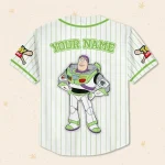 Custom Disney Toy Story Buzz Lightyear Baseball, Custom Kids, Youth, Adult Disney Baseball Jersey Outfits Cute Pixar Toy Story Gift For Fan