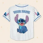 Custom Disney Lilo And Stitch Stitch Baseball, Custom Kid Youth Adult Disney Jersey, Disney Baseball Jersey, Stitch Birthday Gift Stitch Fan