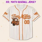 Custom Disney Cars Lightning Tow Mater Baseball, Custom Cars Baseball Jersey Team, Personalized Disney Baseball Team Outfit, Cars Land Tee
