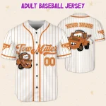 Custom Disney Cars Lightning Tow Mater Baseball, Custom Cars Baseball Jersey Team, Personalized Disney Baseball Team Outfit, Cars Land Tee