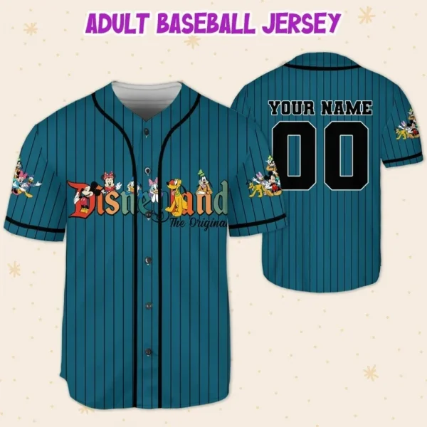 Personalize Disneyland The Original Characters, Custom Disney Jersey, Disneyland Matching Outfit, Disney Family Shirt, Disneyworld Shirts
