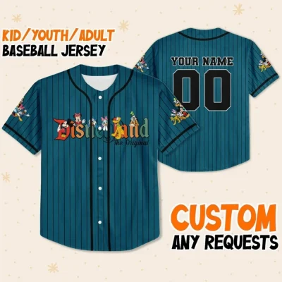 Personalize Disneyland The Original Characters, Custom Disney Jersey, Disneyland Matching Outfit, Disney Family Shirt, Disneyworld Shirts