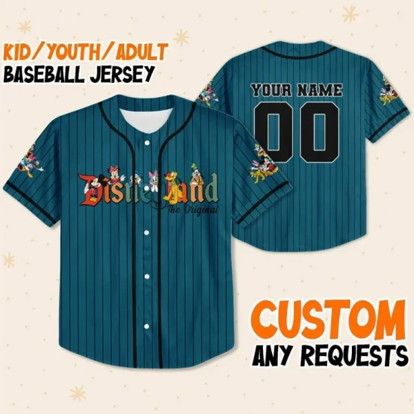 Personalize Disneyland The Original Characters, Custom Disney Jersey, Disneyland Matching Outfit, Disney Family Shirt, Disneyworld Shirts