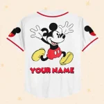 Personalize Jersey Mickey Lucky Custom Kids, Youth, Adult Disney Baseball Jersey Sports Outfits Cute Gifts For Fans Disney