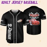 Personalize Light Mcqueen Speed Custom Kids, Youth, Adult 3D All Over Print Baseball Jersey Sports Outfits Cute Gifts For Fans Disney