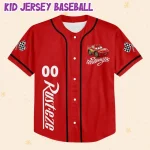 Personalize Lightning Mcqueen Speed Red Dark Custom Kids, Youth, Adult Disney Baseball Jersey Sports Cute Gifts For Fans Disney