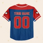 Personalize Disney Spider Man Blue And Red, Custom Kid Youth Adult Disney Jersey Spider Man Jersey, Baseball Jersey, Gift For Disney Fans
