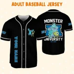 Personalize Monsters Inc Retro Monsters University Custom Kids, Youth, Adult Disney Baseball Jersey Sports Gifts For Fans Disney