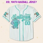 Custom Disney Monster Inc James Sullivan Baseball, Custom Kids Youth Adult Disney Baseball Jersey Sports Gift For Fan Disney Family Matching