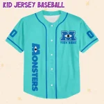 Jersey Sully Head Custom Kids, Youth, Adult Disney Baseball Jersey Sports Outfits Cute Gifts For Fans Disney