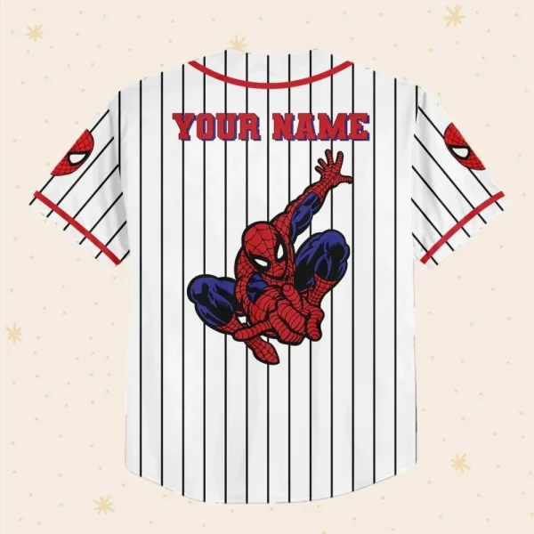 Personalize Spiderman Vintage Baseball, Custom Kid Youth Adult Disney Jersey Spider Man Jersey, Baseball Jersey, Gift For Disney Fans