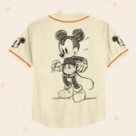 Personalize Mickey Classic Sketup Custom Kids, Youth, Adult Disney Baseball Jersey Sports Outfits Cute Gifts For Fans Disney