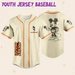 Personalize Mickey Classic Sketup Custom Kids, Youth, Adult Disney Baseball Jersey Sports Outfits Cute Gifts For Fans Disney