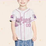 Custom Disney Lilo And Stitch Angel Baseball, Custom Kid Youth Adult Disney Jersey, Disney Baseball Jersey, Stitch Birthday Gift Stitch Fan