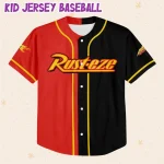 Personalize Lightning Mcqueen Red Black Horizontal Text Custom Kids Youth Adult 3D Disney Baseball Jersey Outfits Cute Gifts For Fans Disney