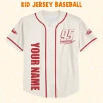 Personalize Cars Lightning Mcqueen Piston Cup Racing Series, Custom Kids, Youth, Adult Disney Baseball Jersey Sports Cute Gifts For Fans