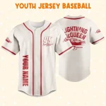 Personalize Cars Lightning Mcqueen Piston Cup Racing Series, Custom Kids, Youth, Adult Disney Baseball Jersey Sports Cute Gifts For Fans