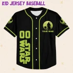 Personalize Star War Yoda Cute Custom Kids, Youth, Adult Disney Baseball Jersey Sports Outfits Cute Gifts For Fans Disney