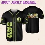 Personalize Star War Yoda Cute Custom Kids, Youth, Adult Disney Baseball Jersey Sports Outfits Cute Gifts For Fans Disney