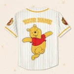 Custom Disney Winnie The Pooh Pooh Baseball, Custom Kid Youth Adult Disney Jersey Vintage Baseball Jersey Disneyworld Gift For Disney Fans