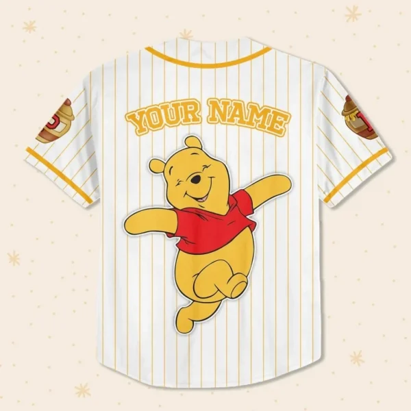 Custom Disney Winnie The Pooh Pooh Baseball, Custom Kid Youth Adult Disney Jersey Vintage Baseball Jersey Disneyworld Gift For Disney Fans