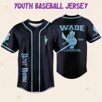 Personalize Disney Pixar Elenmental Wade Custom Kids, Youth, Adult Disney Baseball Jersey Sports Cute Gifts For Fans Disney
