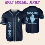 Personalize Disney Pixar Elenmental Wade Custom Kids, Youth, Adult Disney Baseball Jersey Sports Cute Gifts For Fans Disney