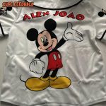 Personalize Vintage Disney Cute Mickey Mouse Custom Kids, Youth, Adult Disney Baseball Jersey Sports Cute Gifts For Fans Disney