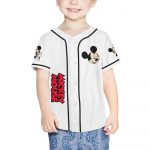 Personalize Vintage Disney Cute Mickey Mouse Custom Kids, Youth, Adult Disney Baseball Jersey Sports Cute Gifts For Fans Disney