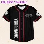Personalize Starwar Darth Maul Scimitar Custom Kids Youth Adult Disney Baseball Jersey Sports Outfits Cute Gifts For Fans Disney