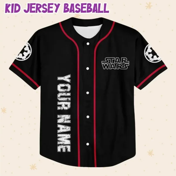 Personalize Starwar Darth Maul Scimitar Custom Kids Youth Adult Disney Baseball Jersey Sports Outfits Cute Gifts For Fans Disney