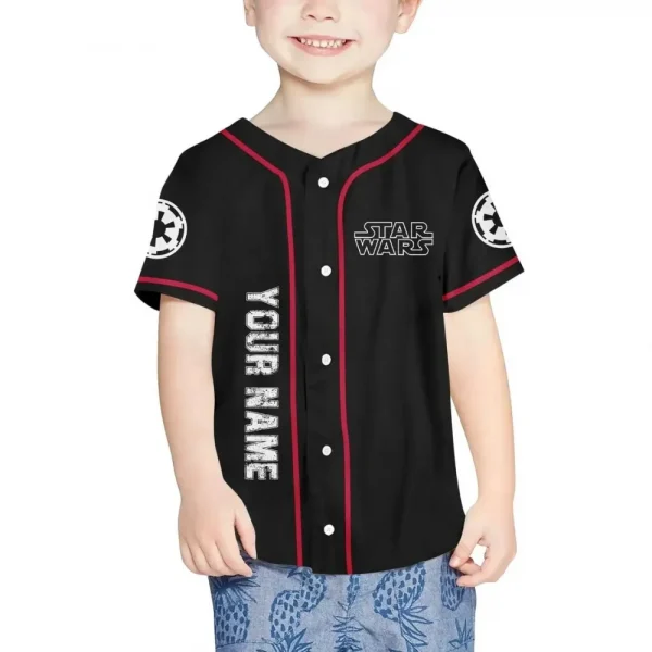 Personalize Starwar Darth Maul Scimitar Custom Kids Youth Adult Disney Baseball Jersey Sports Outfits Cute Gifts For Fans Disney