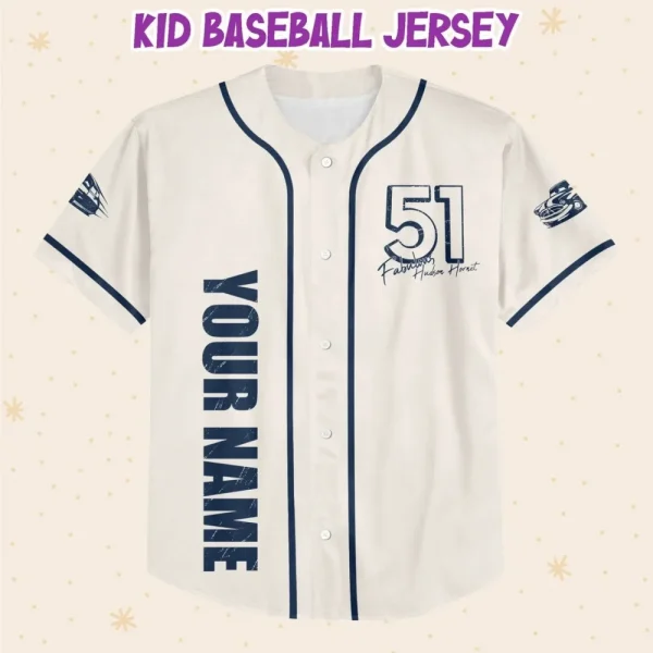 Personalize Cars Hudson Hornet Piston Cup Champion'51'52'53, Custom Kids, Youth, Adult Disney Baseball Jersey Sports Cute Gifts For Fans