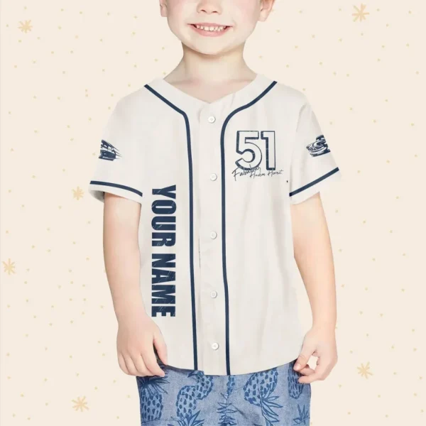 Personalize Cars Hudson Hornet Piston Cup Champion'51'52'53, Custom Kids, Youth, Adult Disney Baseball Jersey Sports Cute Gifts For Fans
