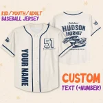 Personalize Cars Hudson Hornet Piston Cup Champion'51'52'53, Custom Kids, Youth, Adult Disney Baseball Jersey Sports Cute Gifts For Fans