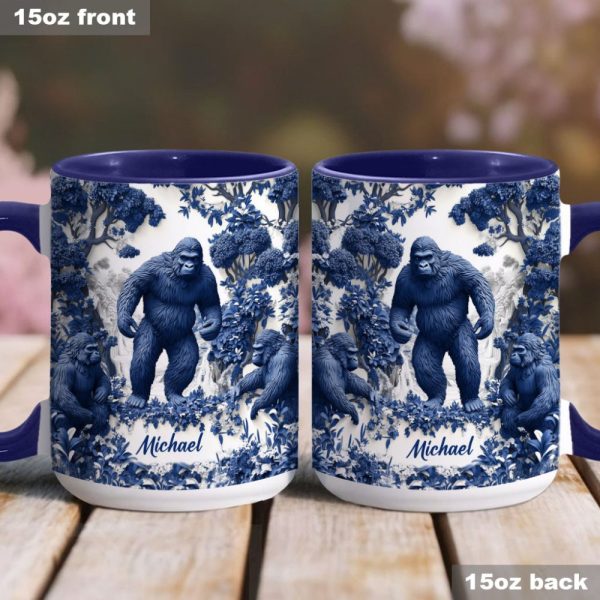 Bigfoot Summer Vibes - Personalized Accent Mug