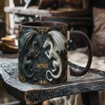 Love Dragons - Personalized Dragon Accent Mug