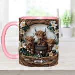 Highland Cow - Personalized Cow Accent Mug