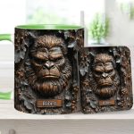 Sasquatch - Personalized Camping Accent Mug