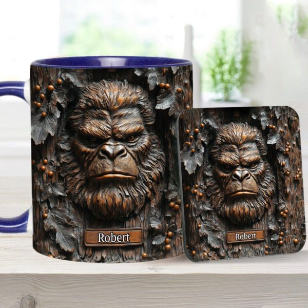 Sasquatch - Personalized Camping Accent Mug
