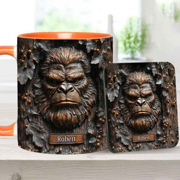 Sasquatch - Personalized Camping Accent Mug