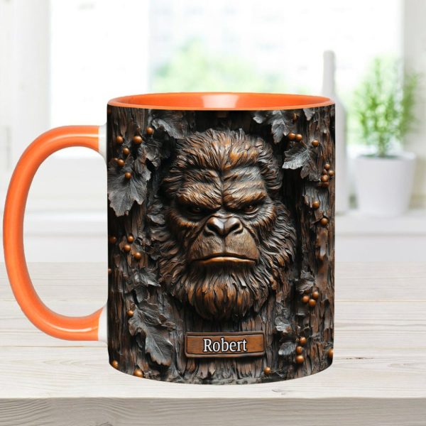 Sasquatch - Personalized Camping Accent Mug