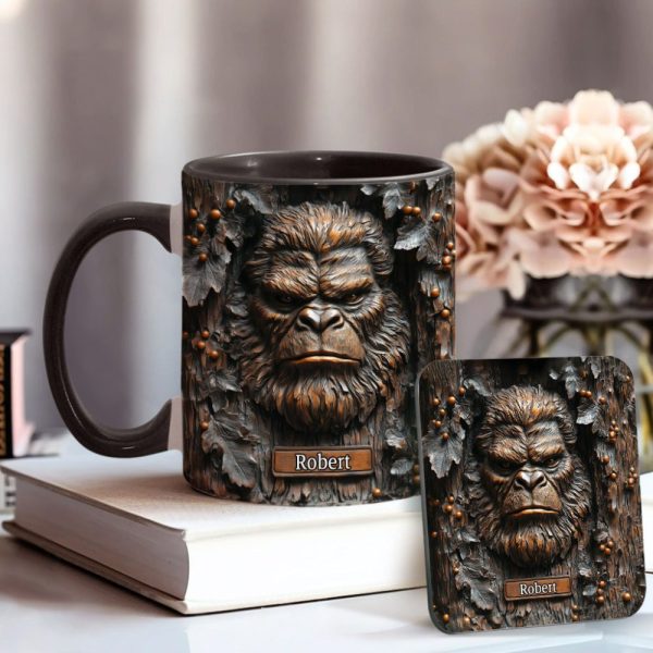 Sasquatch - Personalized Camping Accent Mug