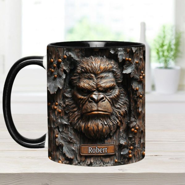 Sasquatch - Personalized Camping Accent Mug