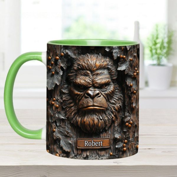 Sasquatch - Personalized Camping Accent Mug