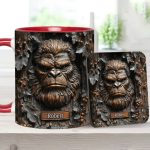 Sasquatch - Personalized Camping Accent Mug