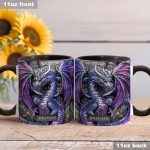 Purple Dragon - Personalized Dragon Accent Mug