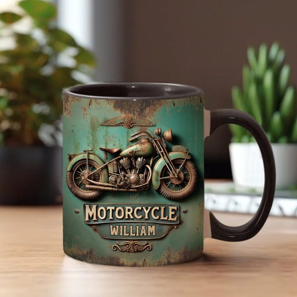 Motorcycle Lover - Personalized Biker Accent Mug